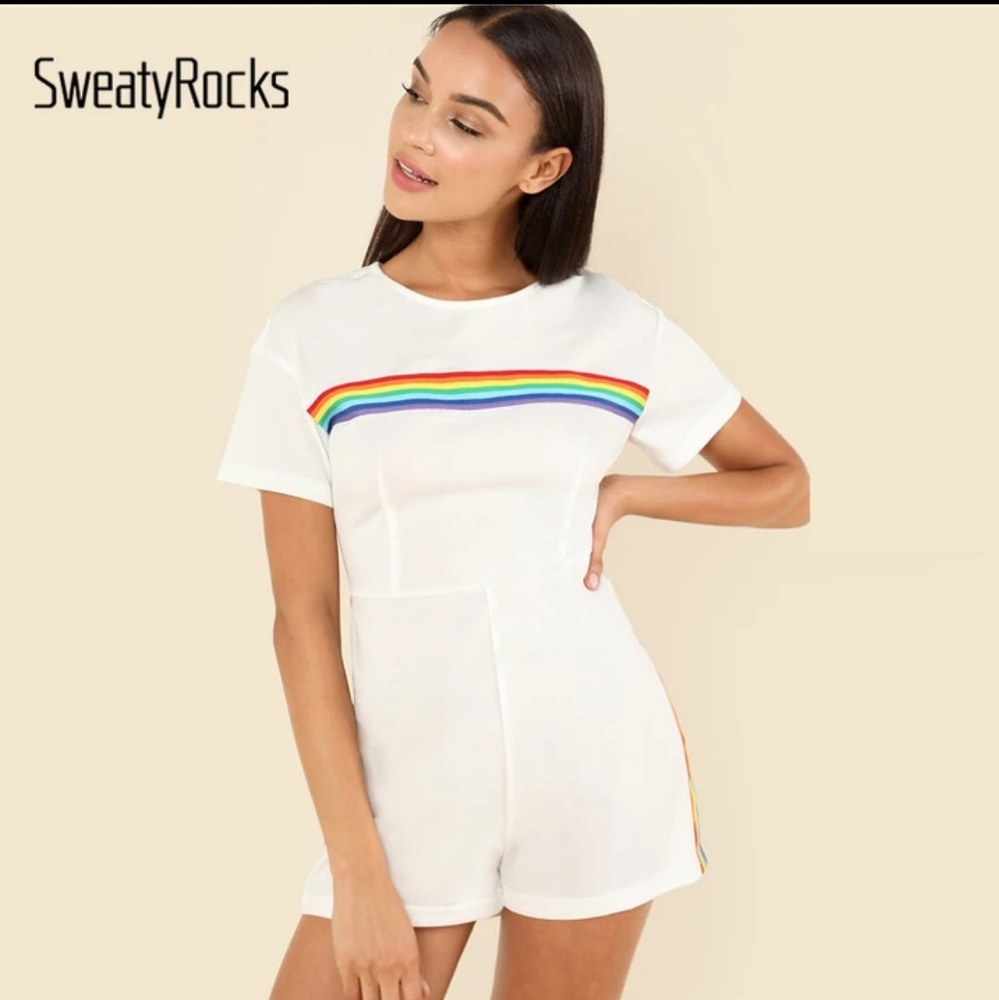 RAINBOW 80'S ROMPER - Picture 4 of 8
